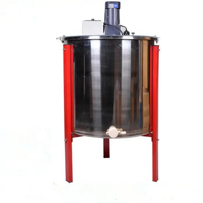 Extrator elétrico de mel de controle de velocidade (motor vertical 6 quadros máquina de extrato de mel) para venda