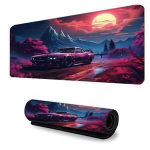 カスタムカーデザインマウスパッドデスクパッドXXXL防水ポリエステル生地ゲーミングマットDeskmat昇華マウスパッド - Product Image 3