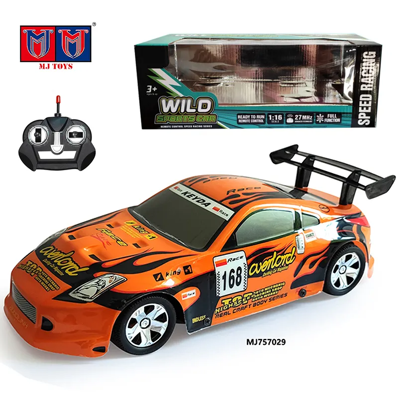 Personalizado de alta velocidad 1:16 eléctrico 27MHZ 4wd Rc coche diseño de simulación de Control remoto Rally Drift coche de juguete para regalos