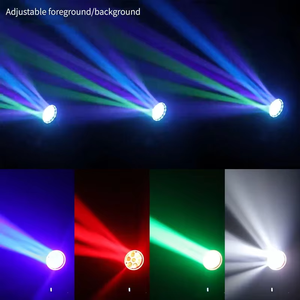 ZY 7x40Wミニムービングヘッドライトビー補助4In1 RGBW LEDソース350WディスコDJビーム効果白発光色のためのパワー