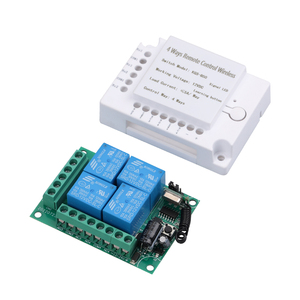 Gut verkaufte 4-Wege-Relais 12V elektronische Schalter mit Fernbedienung Lichtsc halter 433MHz RF-Schalter - Product Image 2
