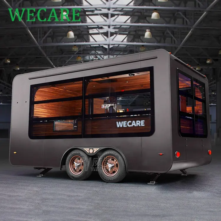 WECARE Custom per la ristorazione commerciale concessione di cibo rimorchio Mobile Coffee Shop cibo camion rimorchio per la vendita