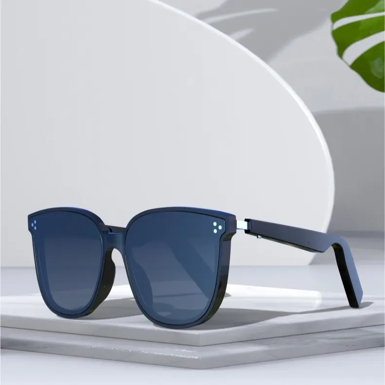 Nouveauté lunettes de soleil haut-parleur bluetooth 5.0 lecteur mp3 écouteurs sans fil casque étanche tws casque lunettes portables