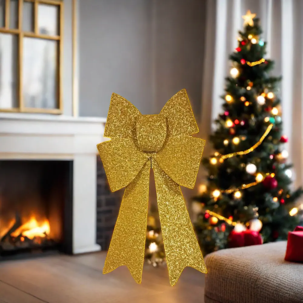 弓屋内-屋外ペンダント防水LED光源はクリスマスの装飾のためにゴールデンホワイトを発しますIP67定格506075雪だるま