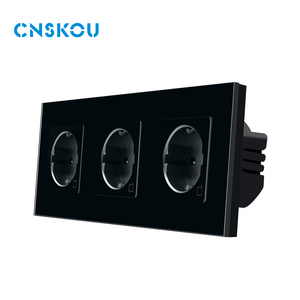 CNSKOU新设计多功能PD20W快速充电器Alexa 16A欧盟Usb c黑色C图雅WIFI智能电源双欧洲插座 - Product Image 4