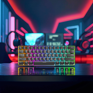 Havit KB883L 61 Tasten Spiel Mechanische Tastatur Makro programmierung LED Hintergrund beleuchtete kabel gebundene Tastatur für Computer Desktop - Product Image 4