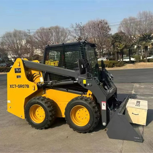 Mini Skid Steer <strong>Loader</strong> XC7-SR08 with 0.93m3 Bucket and 930kg Rated <strong>Load</strong> for Sale - Product Image 2