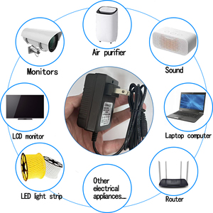 12V 1A电源厂家100% 老化6v 9v 12v 1a 2a交流电源适配器充电器DC 12v Dc插入电源适配器