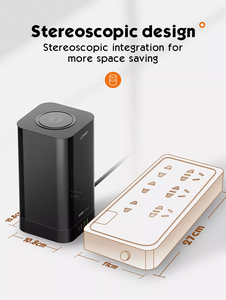 LDNIO SKW6457 Power Extension Cord <strong>Multi</strong> <strong>Function</strong> Charger Tower <strong>Socket</strong> UK Power Strip <strong>with</strong> <strong>USB</strong> Tower Extension <strong>Socket</strong>