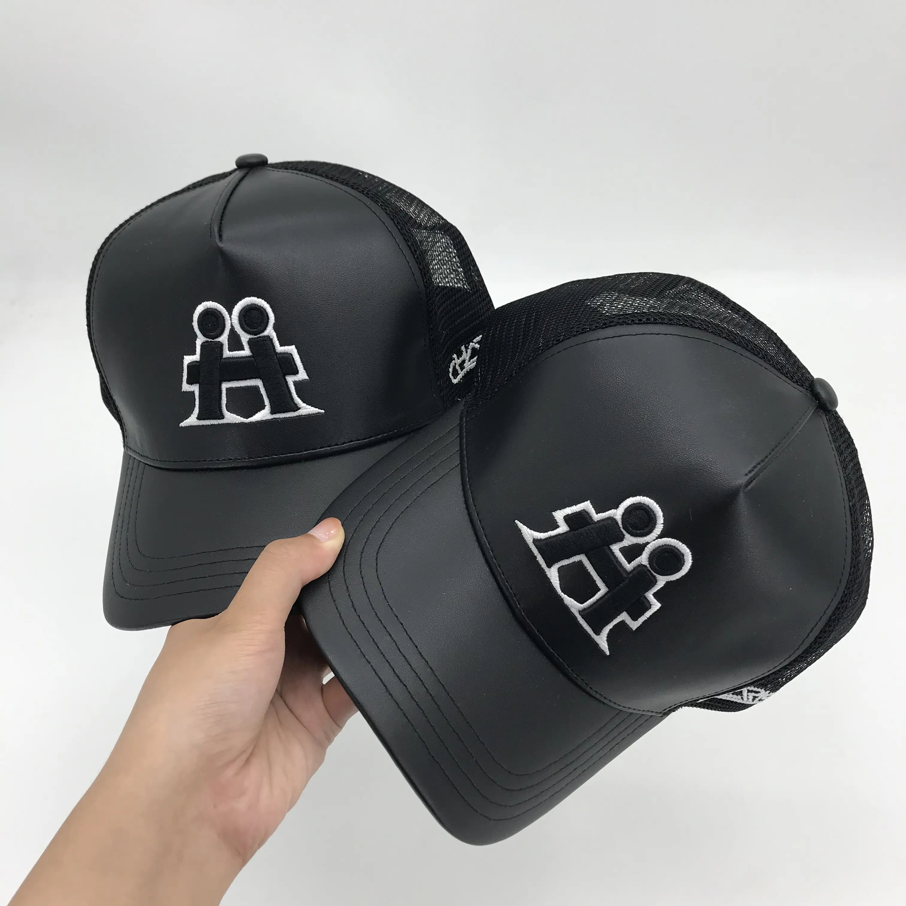 Высококачественные кепки премиум-класса для дальнобойщиков с 3D-логотипом, вышитая сетчатая ткань из вспененного материала, Модная стильная шляпа для велоспорта