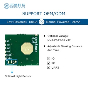 MS10-1918S26M4 Bewegungs sensor Menschlicher Detektor Optionaler Strom 51uA 26mA Doppler Mikrowellen sensor PCBA-Komponenten 10G Radar modul - Product Image 3