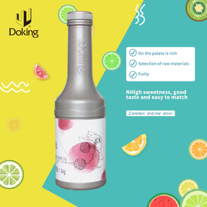 Doking 1.3KG kabarcık çay konsantre meyve suyu kırmızı-fleshed Pomelo şurubu kırmızı greyfurt şurubu - Product Image 3