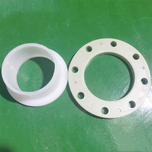 China high quality 1/2" to 4" <strong>PVDF</strong> Butt Weld Stub <strong>Flange</strong> DN15 to DN100 PN16 Butt Weld <strong>PVDF</strong> Stub <strong>Flange</strong> with ready to ship