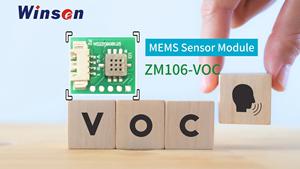 環境モニタリングのためのデジタルMEMS空気検出センサーモジュールZM106-VOC - Product Image 2
