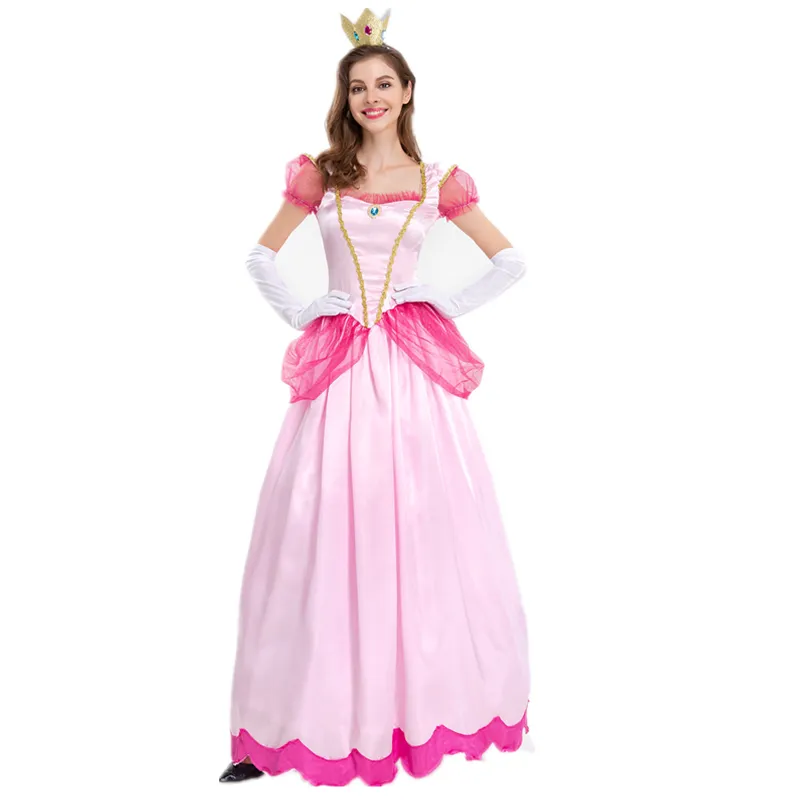 Vestito da principessa Biqi fiaba principessa ruolo gioco di abbigliamento principessa rosa uniforme tentazione costumi Cosplay