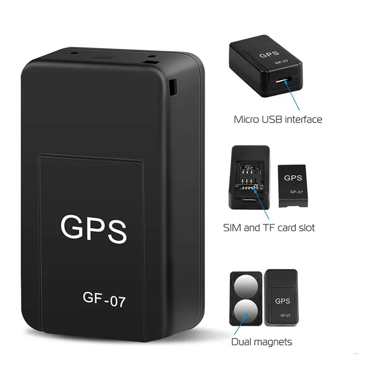 Dropshipping mini GPS track GF07 Magnetic GPRS Tracker Motorcycle Car Child Bike Locator anti-Lost voice control