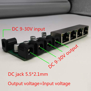 Módulo de conmutador Ethernet de 4 puertos personalizado con salida de potencia 9-30V DC - Product Image 5