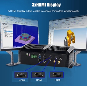 Fanless Compact Industrial Mini <strong>Computer</strong> <strong>Embedded</strong> 10th CPU 10870H 3*HD Display 6COM <strong>GPIO</strong> Linux Ubuntu Industry Rugged PC Server - Product Image 5