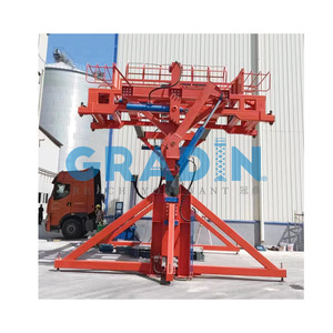 35Ton Hydraulic 90 Degree <strong>Container</strong> Tilting <strong>Machine</strong> <strong>Loading</strong> <strong>Unloading</strong> Bulk Grain Sand 20GP <strong>Container</strong> Tilter