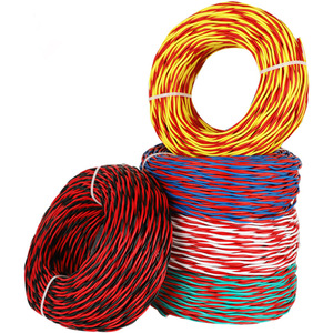 Kalıcı bükümlü çift tel ZR-RVS2 * 0.75/2.5/1.5/1 kare bakır çekirdek kablo hoparlör kablosu yumuşak tel - Product Image 6