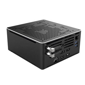 Intel Xeon- E 2186เมตร E2286M มินิพีซีเกมพัดลมระบายความร้อนแบบพกพาประเภท-C กล่องไมโครพีซีทีวีขนาดเล็กสำหรับใช้ในบ้านพร้อมระบบ LAN 2 RJ45 - Product Image 1