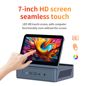 AMD 6900HX CPU Mini PC mit 7 "Bildschirm DDR5 RAM und M.2 PCIe 4.0 für immer sive Büroarbeit und kreatives Design Computer verwenden - Product Image 3