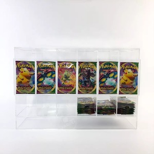 亚克力6槽交易卡助推器包分配器用于Tcg游戏卡包分配器