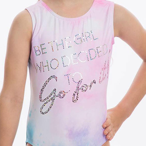 OEM personalizado al por mayor de los niños gimnasia leotardo ropa de danza