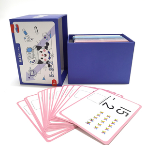 Factory OEM custom di alta qualità di alta qualità per bambini di educazione precoce per imparare a leggere le schede di memoria flash math stampate - Product Image 1