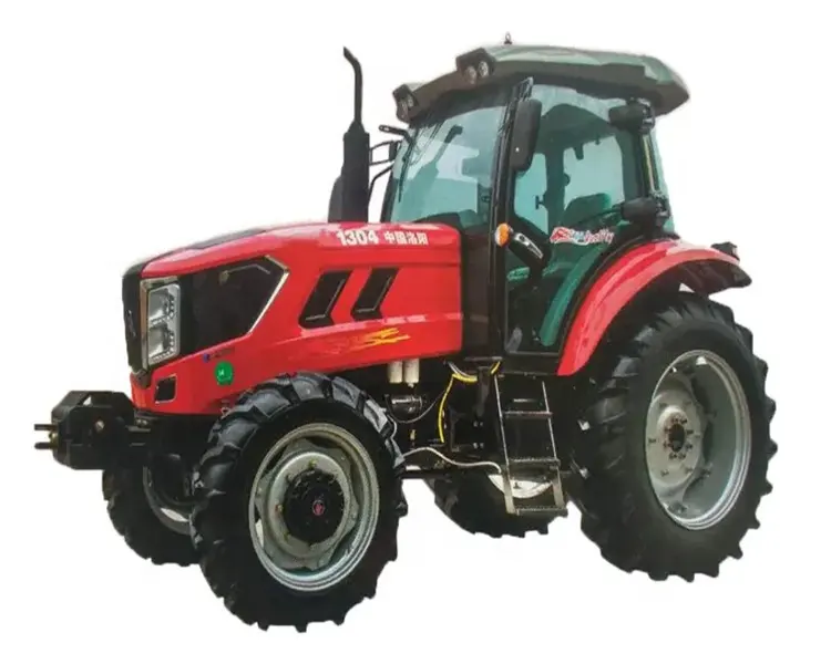 Sıcak satış 90 HP orta traktör çim biçme traktörü 4 tekerlekli traktör