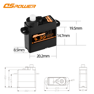 Super leggero 360 gradi servo Mini Servo Coreless Servo per Rc elicottero aereo barca auto