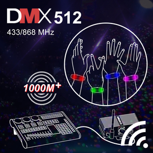 Программируемый передатчик DMX512 для светодиодных браслетов GFLAI/светящаяся палочка/светодиодные пенопластовые палочки - Product Image 2