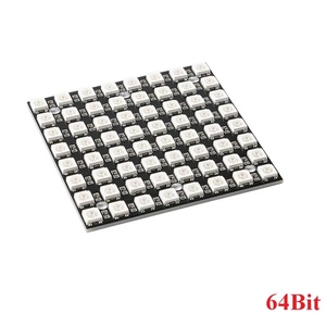 WS2812 LED 5050 <strong>RGB</strong> 8x8 LED <strong>Matrix</strong> for Brand New WS2812B 8*8 64-Bit Full Color 5050 <strong>RGB</strong> LED Lamp Panel Light - Product Image 4