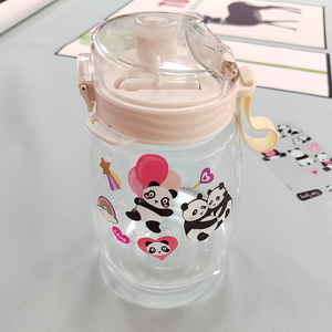 DIY防水漫画パンダパターンシートステッカーパックボトル、ラップトップ、スケートボード、自転車、ノートパソコン、冷蔵庫 - Product Image 6