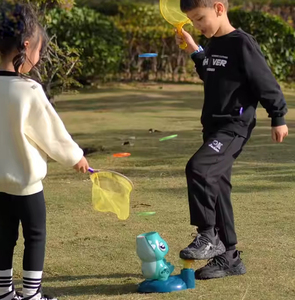 Outside Yard Activities Chasing Launching Toy Catch Saucer <strong>Game</strong> Flying Disc Launcher Toy <strong>Stomp</strong> Flying Disc Launcher Toy for Kids - Product Image 6