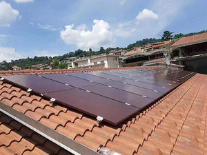 Xuất hiện đầy màu sắc năng lượng mặt trời bảng điều khiển 370W 380W 390W Topcon <span class=keywords><strong>PV</strong></span> mô-đun cho nhà sử dụng màu đỏ cam màu xanh lá cây bạc truyền cao sắt thấp - Product Image 5