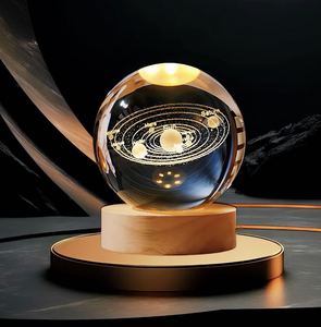 Sản Phẩm Mới 3D Pha Lê Bóng Đêm Đèn Valentine Của Ngày Giáng Sinh Halloween Đồ Trang Trí Giao Diện USB Regalo De Navidad - Product Image 2