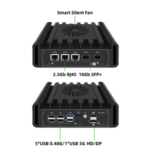 Netzwerk-Appliance für Firewall Server Home NAS Virtuelle Maschine Dual Port 10G SFP und 3 Ports 2.5G Ethernet Bare bones 1264-SFP - Product Image 3
