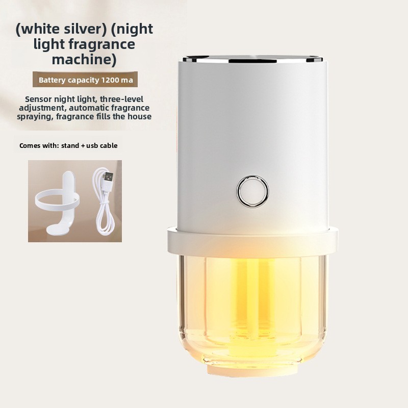 Veilleuse version Deluxe, modèle blanc argenté