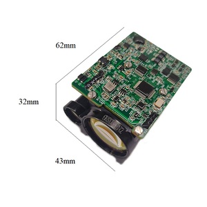 Sensores de alta distancia Módulo 5km de distancia láser serie de crucero OEM 1535nm Sensor de telémetro con RS422
