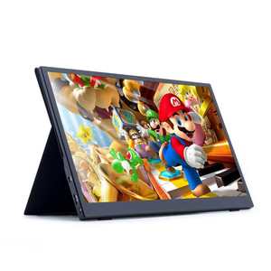 Monitor de ordenador pantalla LCD 15,6 pulgadas 4K de Monitor portátil para Xbox Ps4 interruptor de la PC del teléfono celular portátil
