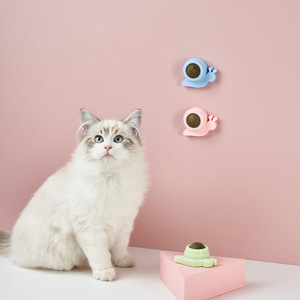 Cangrejo Catnip comestible giratorio Pet Catnip Natural saludable autoadhesivo Pet Catnip Ball Toy - Product Image 3