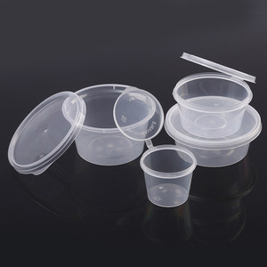Fabrika kaynağı <span class=keywords><strong>1</strong></span> <span class=keywords><strong>oz</strong></span> PP porsiyon küçük sos kabı tek kullanımlık plastik sos ambalaj bardak menteşeli kapaklı