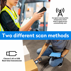 1D 2D Barcode Reader <strong>Data</strong> Collector USB Handheld BarCode <strong>Scanner</strong> with 2.2 Inch LCD Screen - Product Image 2