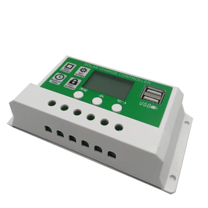 PWM 10A 20A 30A 12V/24Vソーラー充電コントローラー、デュアルUSBポートオフグリッドソーラーパネルコントローラー - Product Image 3