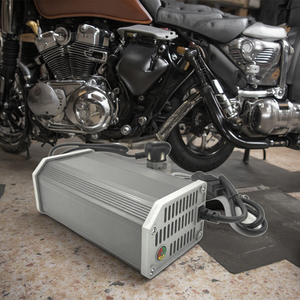 電動バイク用デジタルインテリジェンシウムチャージャー,高速車用充電器PFC機能220V入力5A出力電流 - Product Image 2