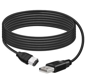 1.8m USB 2.0 a型公到IEEE 1394火线6针公数据适配器转换器线，用于数码相机、摄像机、笔记本电脑、DV - Product Image 1