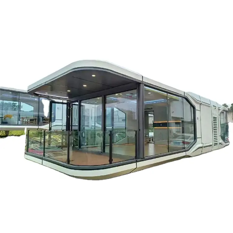 Capsula spaziale Resort di viaggio piccola casa Mobile moderna casa modulare case prefabbricate Capsule House