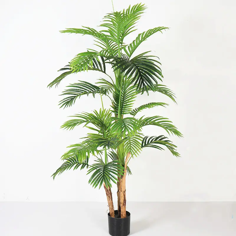 M368 Hot Koop Goedkope Indoor Decoratieve Plastic Palm Bonsai Bomen Groene Planten Kunstmatige Boom Voor Thuis Bruiloft Decor