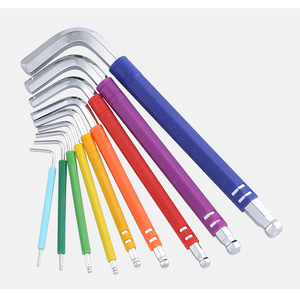 Alyan anahtarı takımı boynuz çok renkli lazer işaretleme anahtarı onarım Hex Allen anahtarı Torx alyan anahtarı takımı - Product Image 1